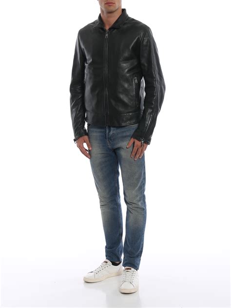 blouson en cuir dolce gabbana homme|Vestes en cuir Dolce & Gabbana pour homme .